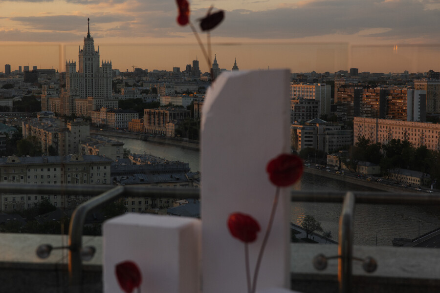 Свадьба с панорамным видом на Москву в